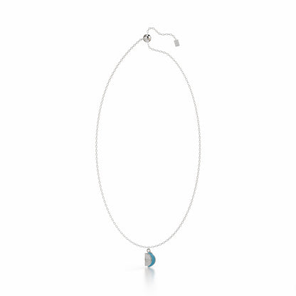 Amara Pendant Necklace - White Gold