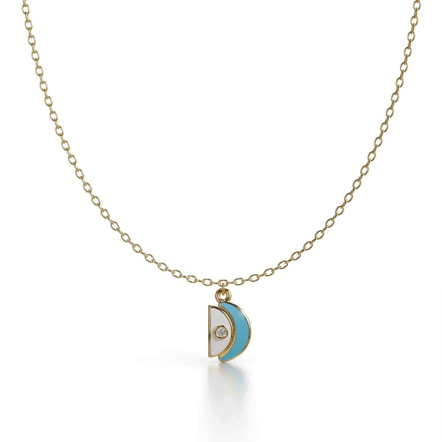 Amara Pendant Necklace - Yellow Gold
