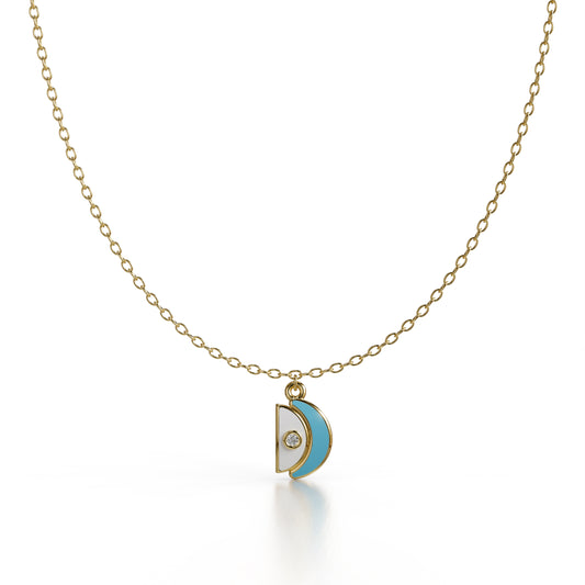 Amara Pendant Necklace - Yellow Gold