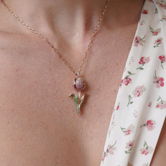 Caleums Blossom of the Stars pendant necklace