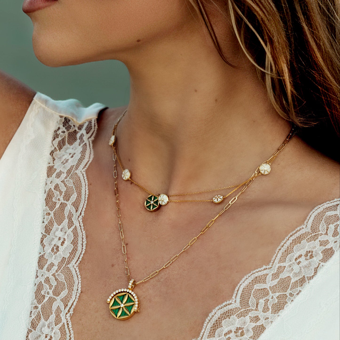 Flower of Elements Necklace
