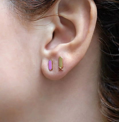 Facets X Classic Gold Studs