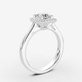 2.01ct Cushion Lab-Grown Diamond Ring — white gold detail view