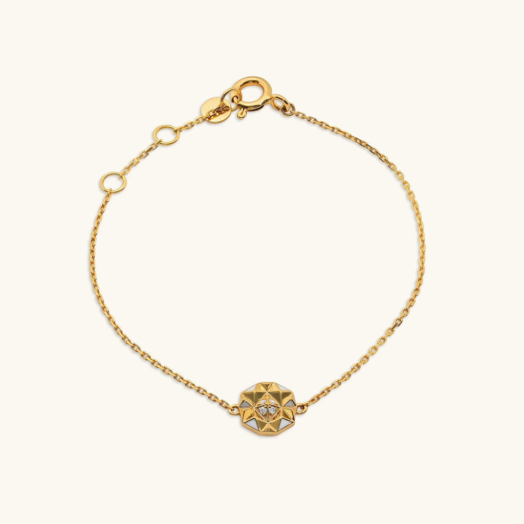 Kaleido Slopes Diamond Thread Bracelet