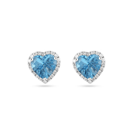 Stardust Hearts Stud Earrings