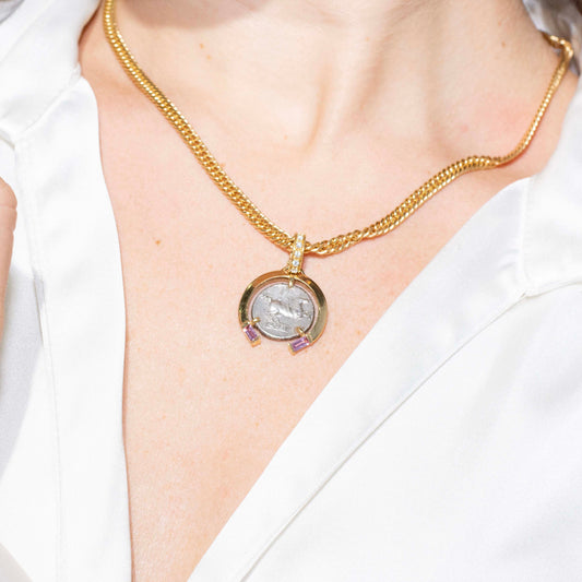 Pegasus Horseshoe Pendant