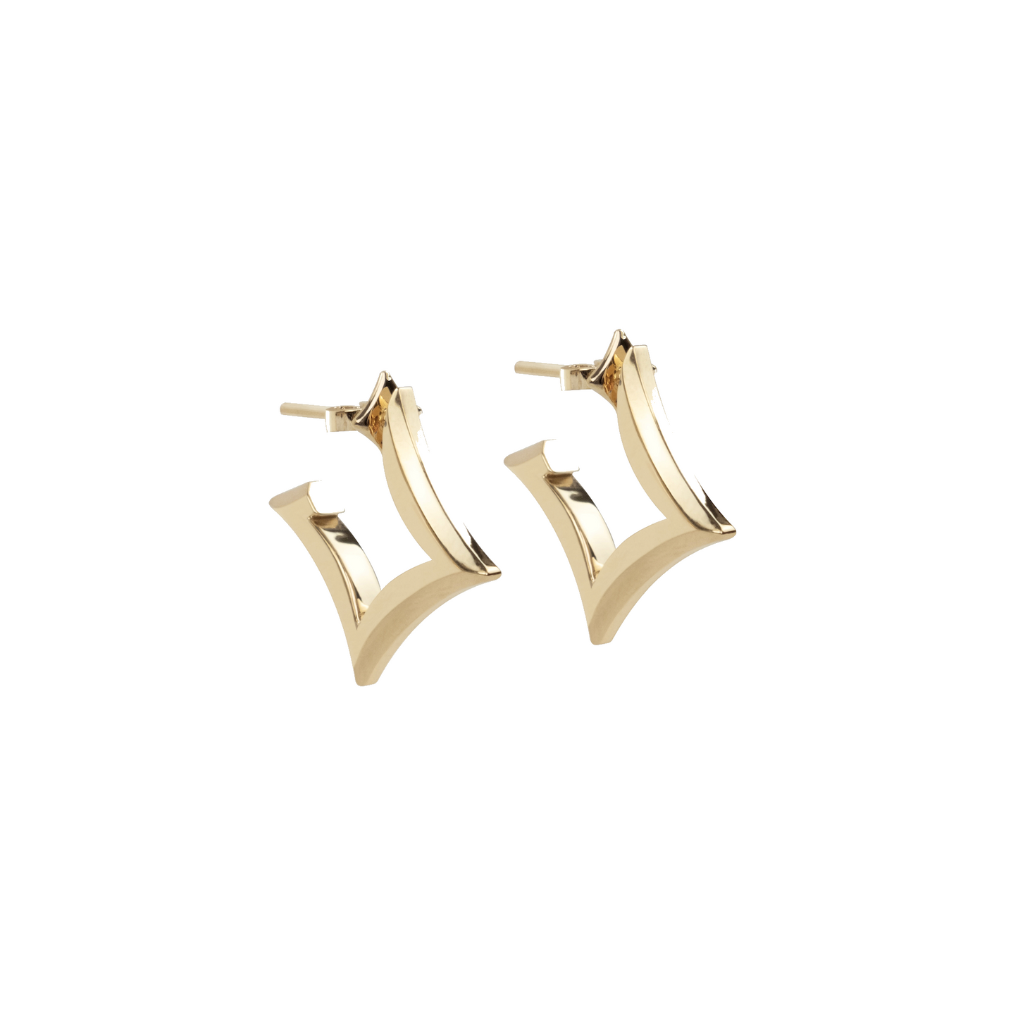 Gold earrings