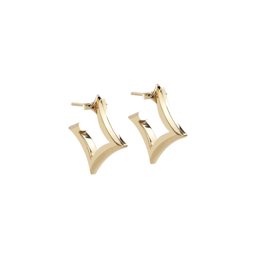 Gold earrings