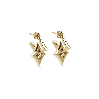 Gold earrings