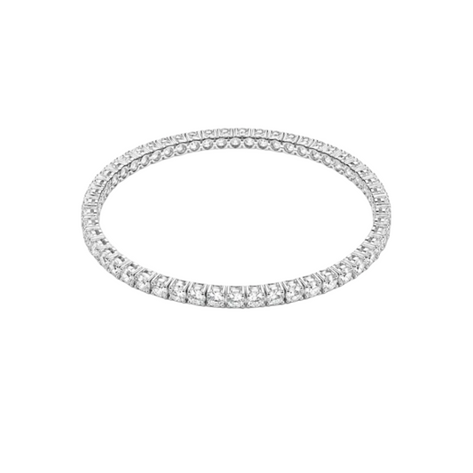 Diamond bracelet on a white background