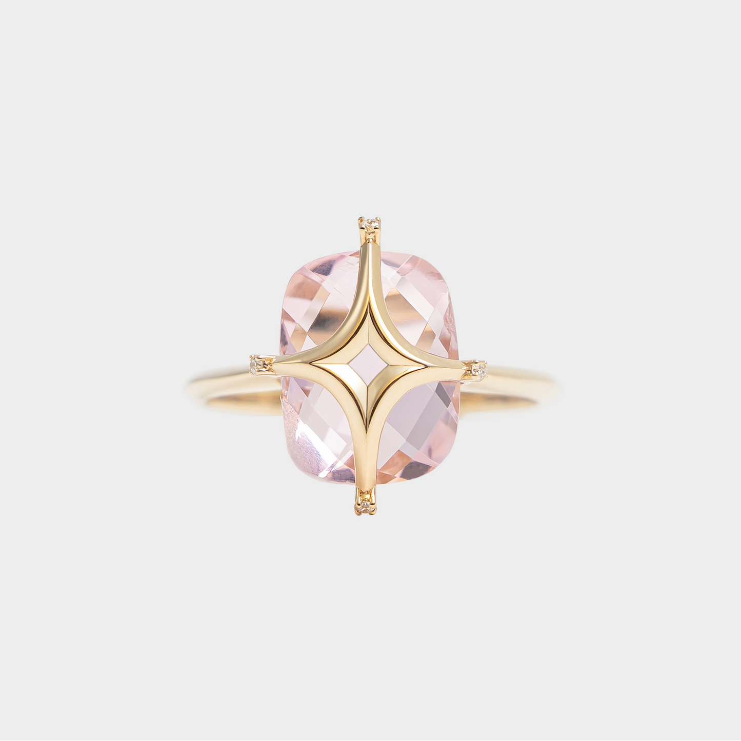 Gold ring with stone