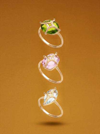 Tesra Peridot Ring