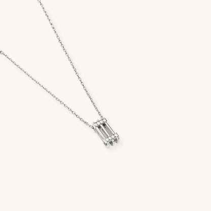 Triad Diamond Necklace (White Gold)