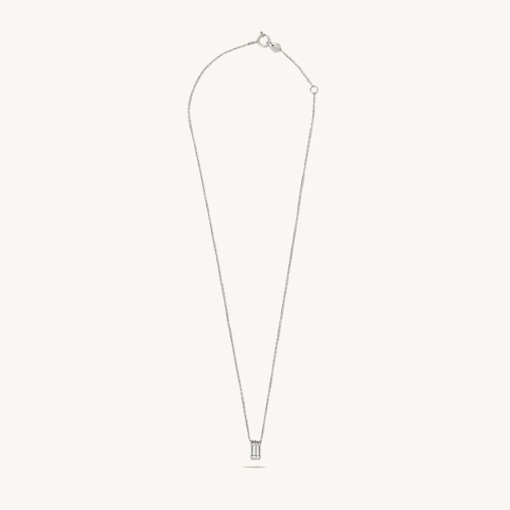 Triad Diamond Necklace (White Gold)