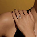 Gold ring with diamond