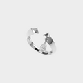 Gold ring with diamond
