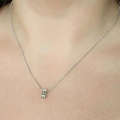 Triad Diamond Necklace (White Gold)