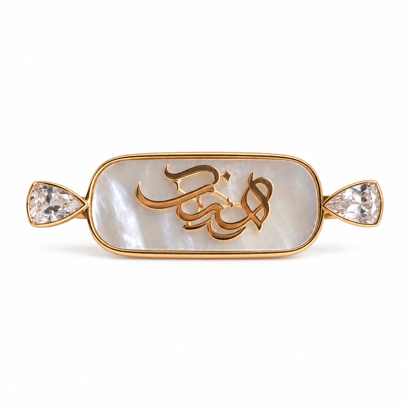 ABALII Hikayat Sadaf brooch on white background