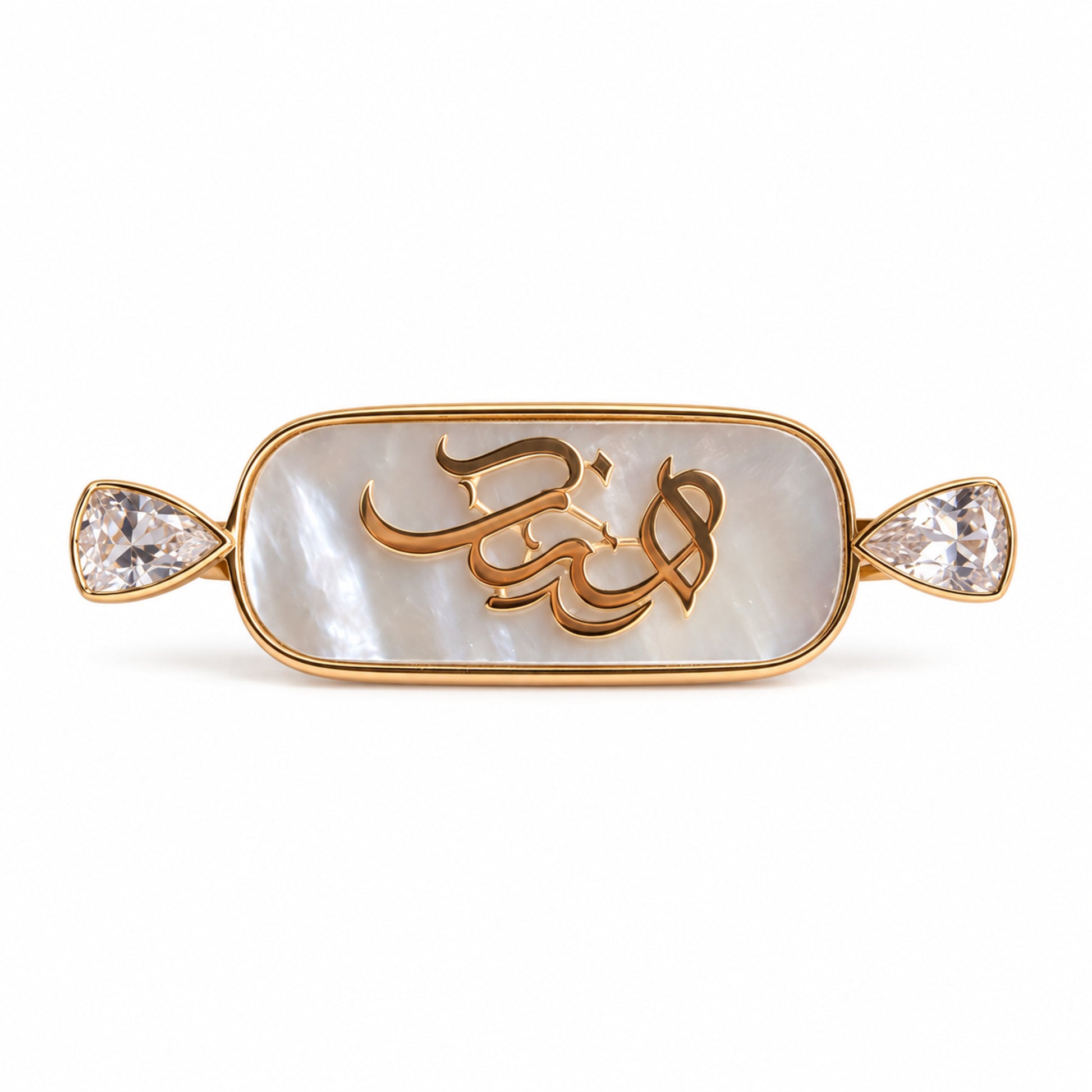 ABALII Hikayat Sadaf brooch on white background