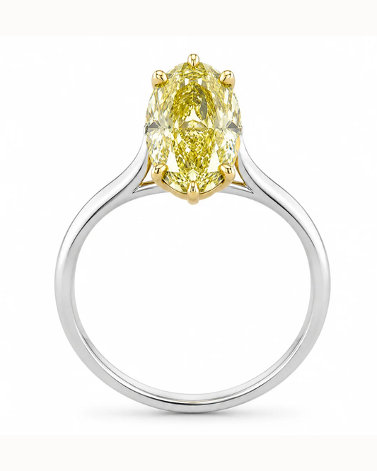 Adrisya golden hour ring 2 18k two tone gold ring alternate view