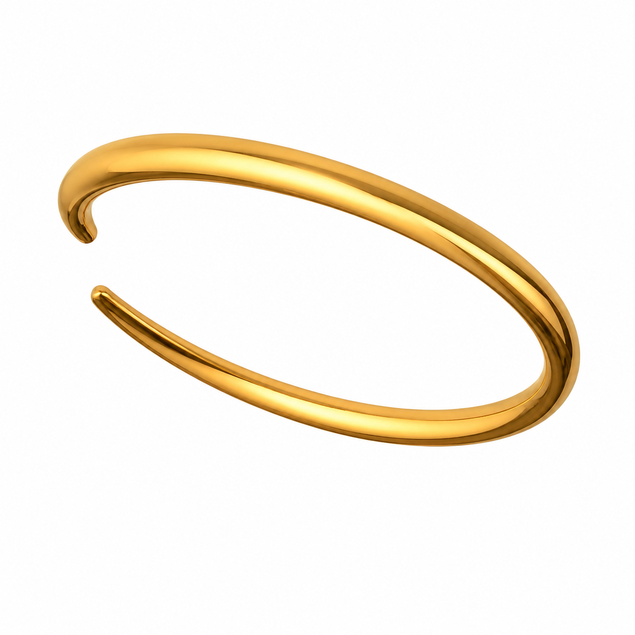 ALLAMI Ezil Bracelet in 18K yellow gold on white background