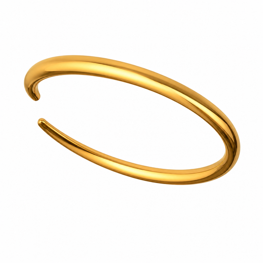 ALLAMI Ezil Bracelet in 18K yellow gold on white background