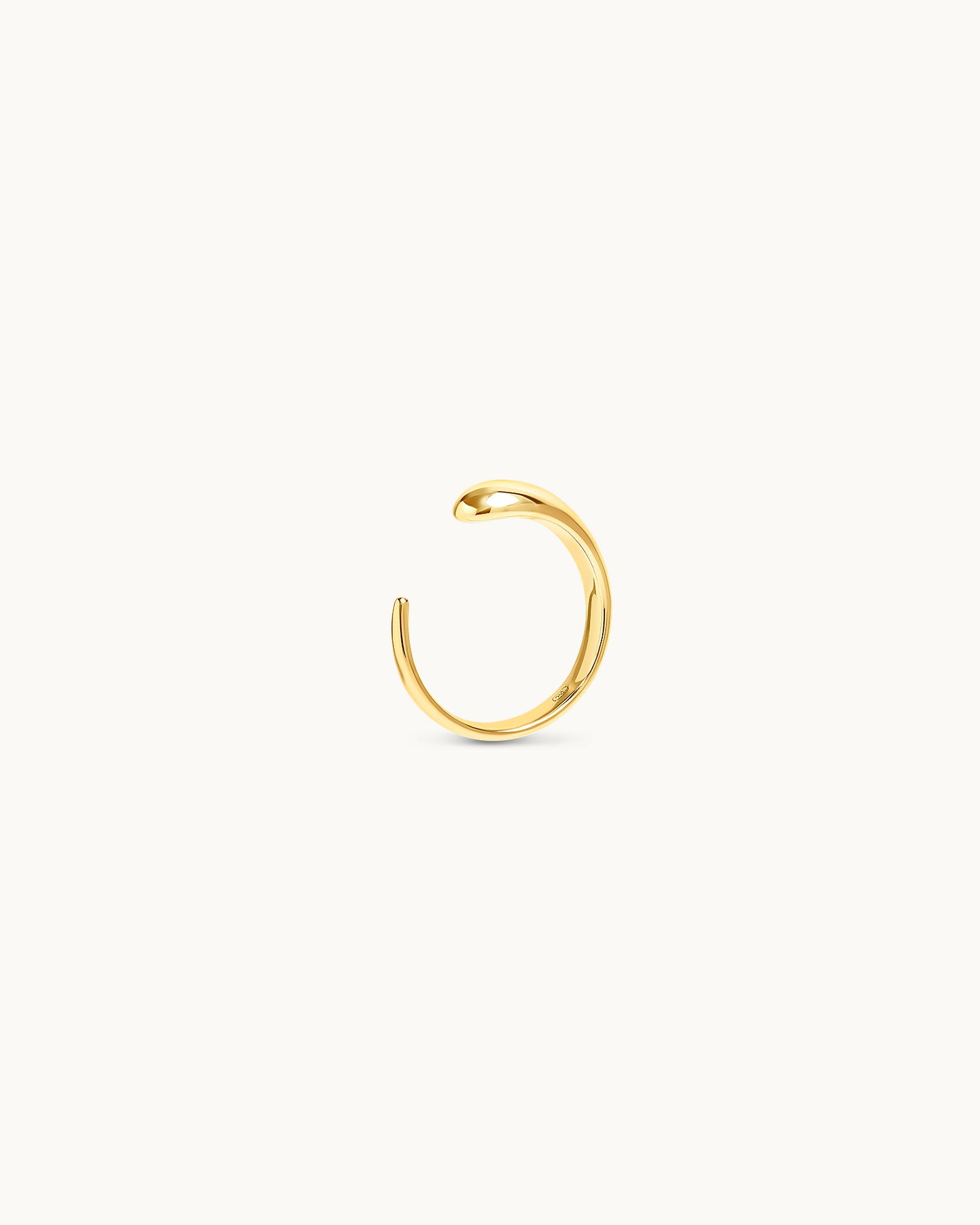 ALLAMI Ezil Ring in yellow gold, detail view