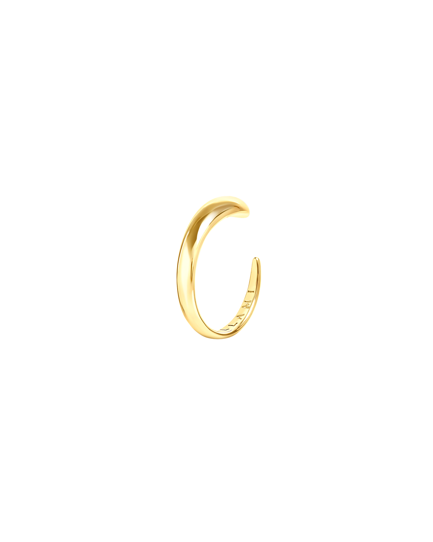 ALLAMI Ezil Ring in yellow gold, side view