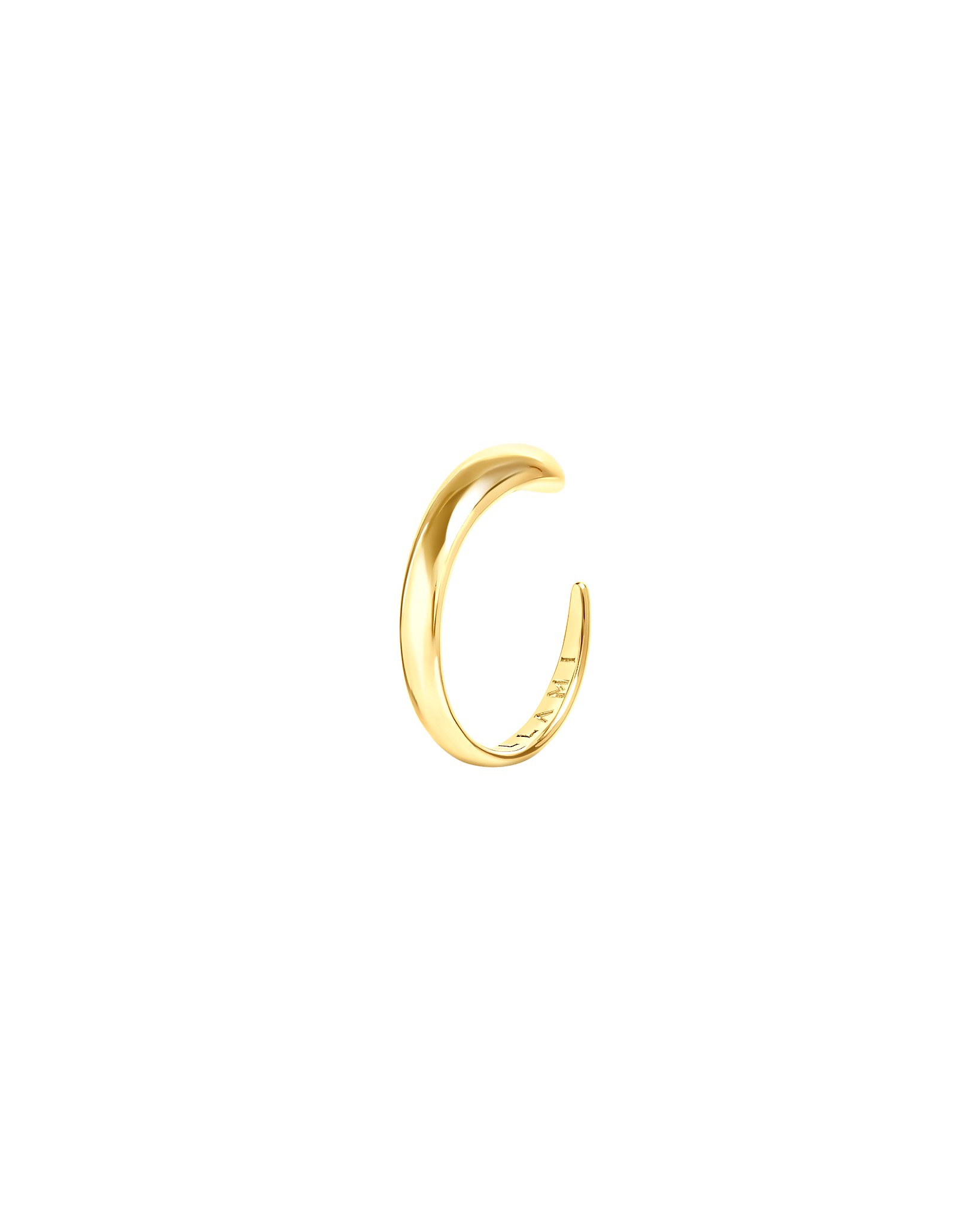 ALLAMI Ezil Ring in yellow gold, side view