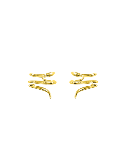 ALLAMI Loria Cuff Earring in yellow gold, pair alternate view