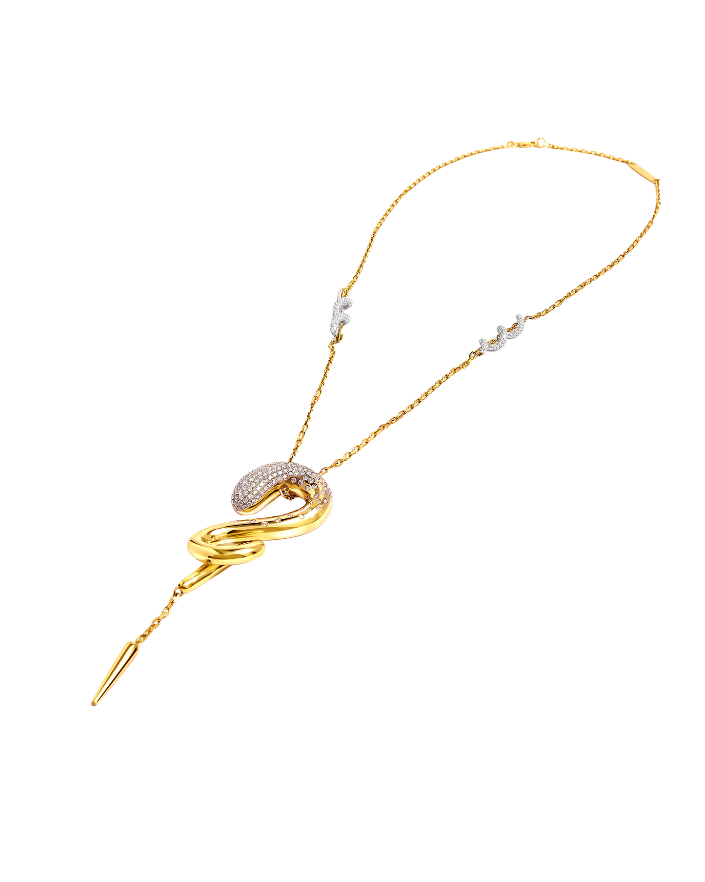ALLAMI SAORA Necklace in 18k yellow gold, alternate view