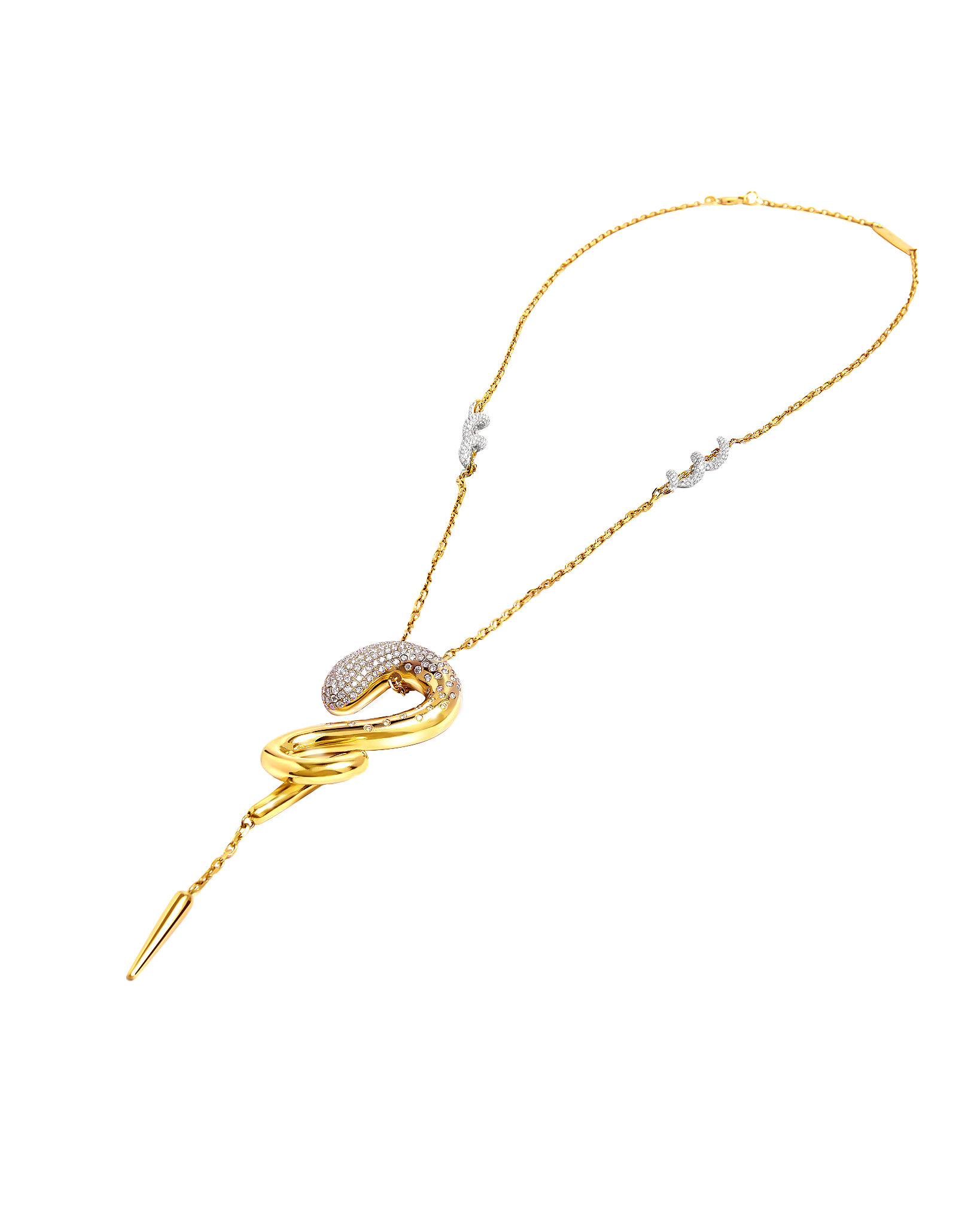 ALLAMI SAORA Necklace in 18k yellow gold, alternate view