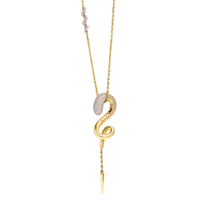 ALLAMI SAORA Necklace in 18k yellow gold, front view