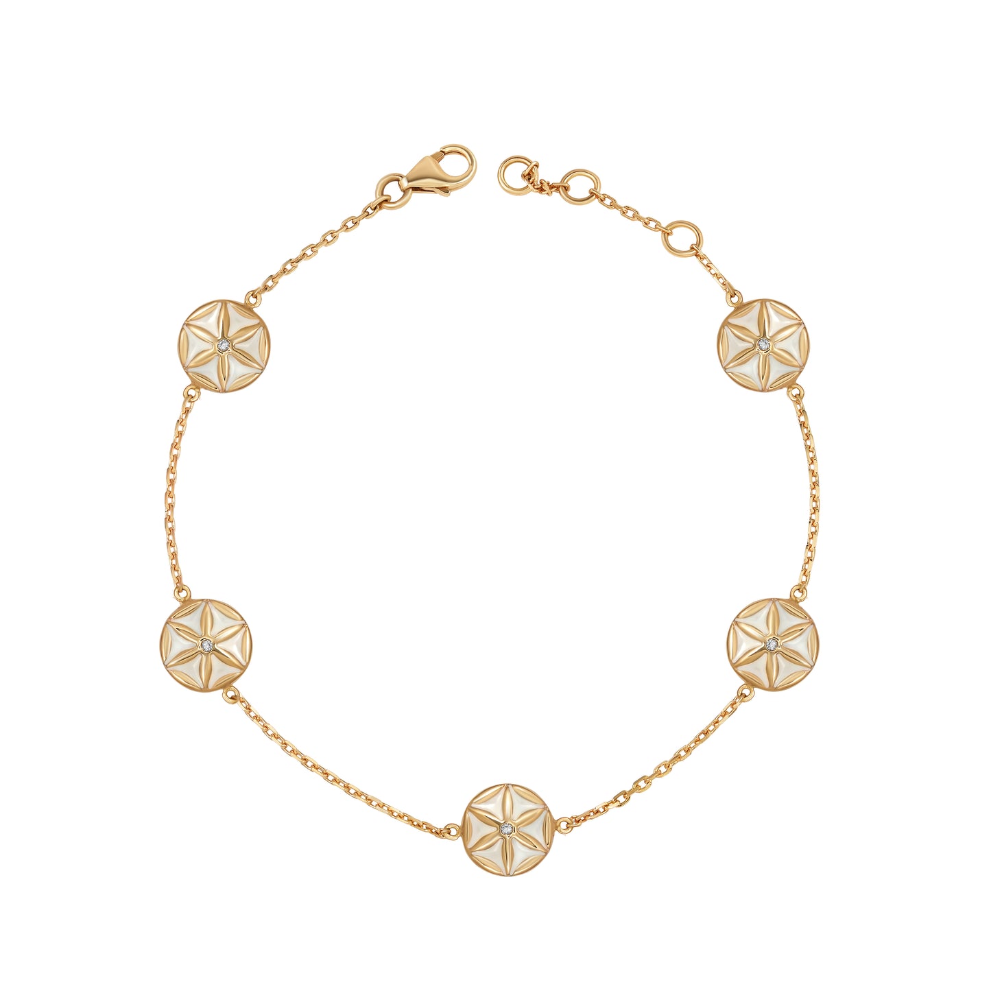 Flower of Elements Bracelet (5 Flowers)