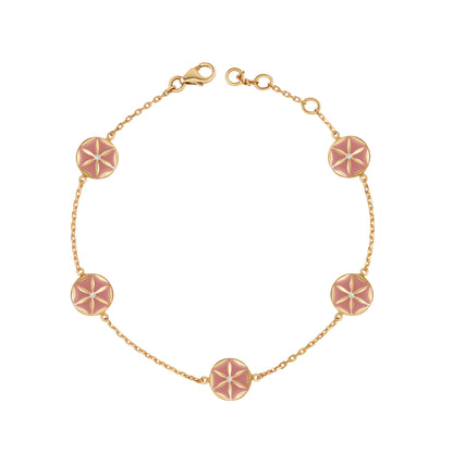 Flower of Elements Bracelet (5 Flowers)