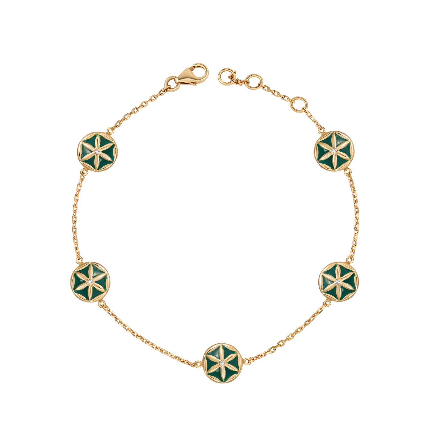 Flower of Elements Bracelet (5 Flowers)