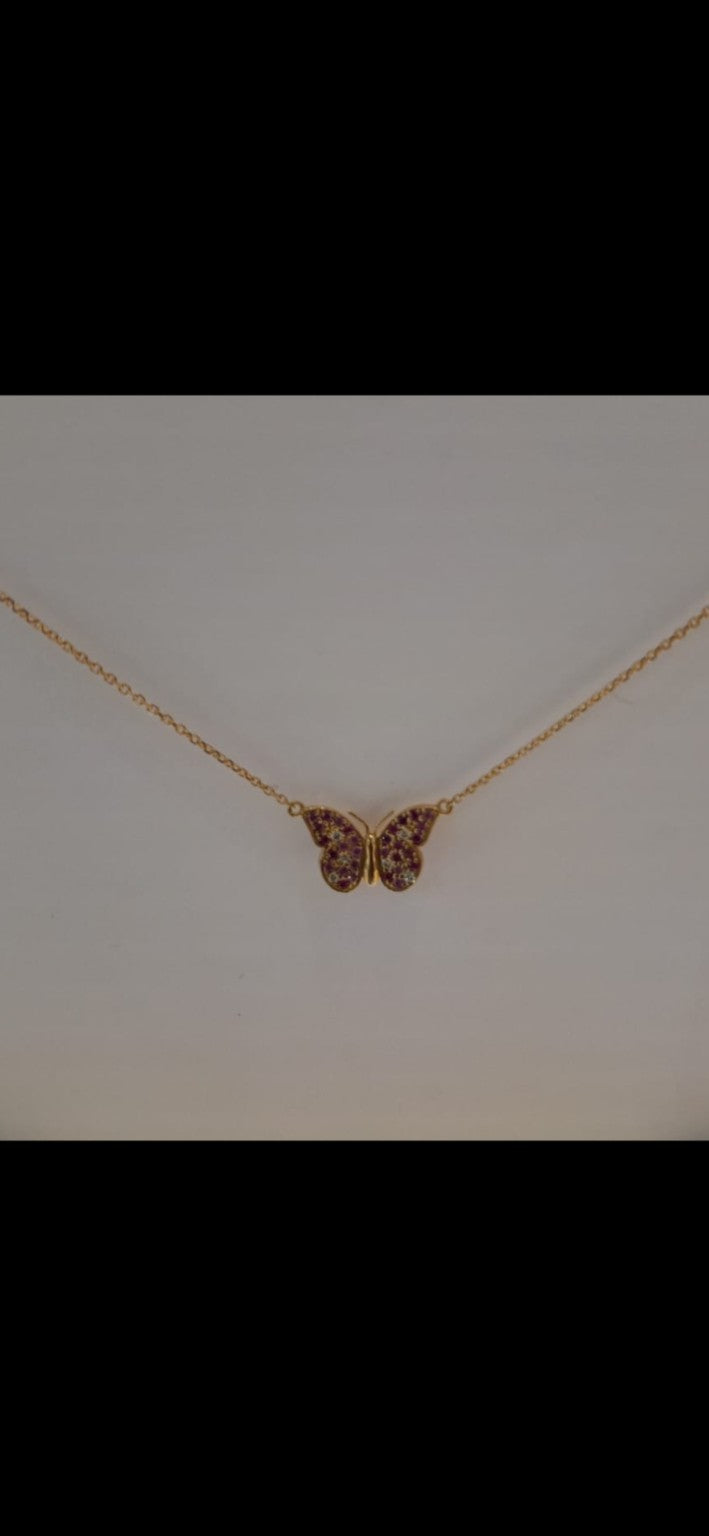 By2wenty5 Butterfly Necklace