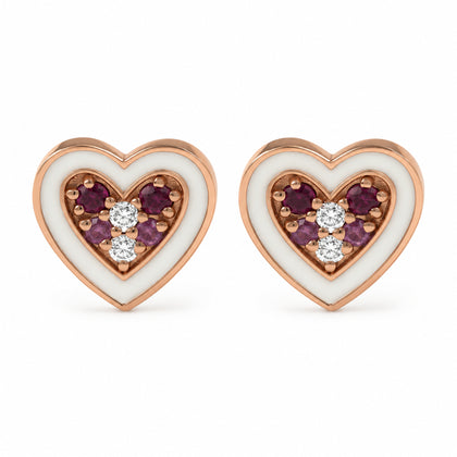Heart Studs