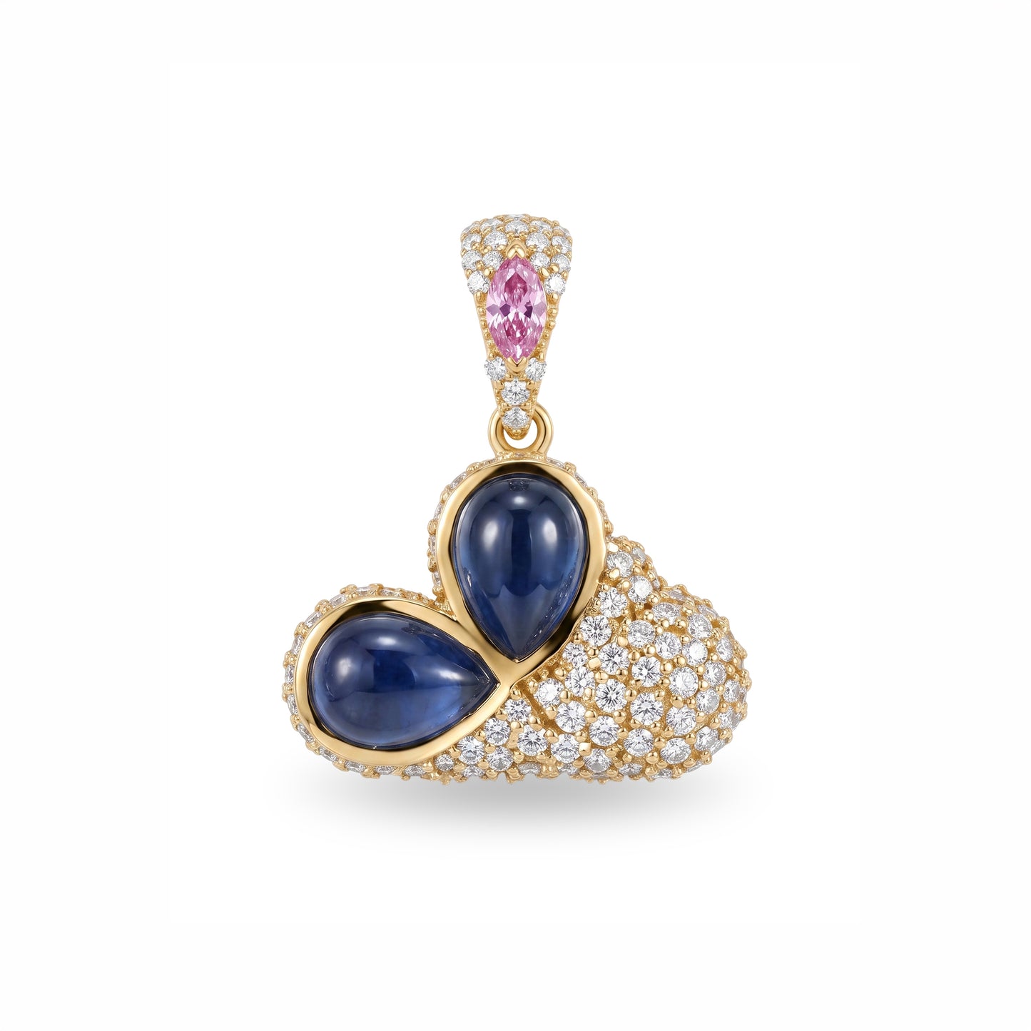 Caleums Astral Cloud 18K Yellow Gold Necklace