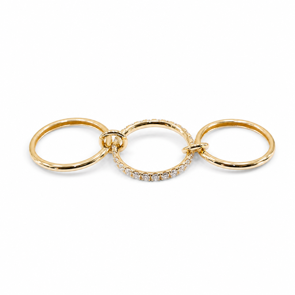 Caleums Astral Union 18K Yellow Gold Ring