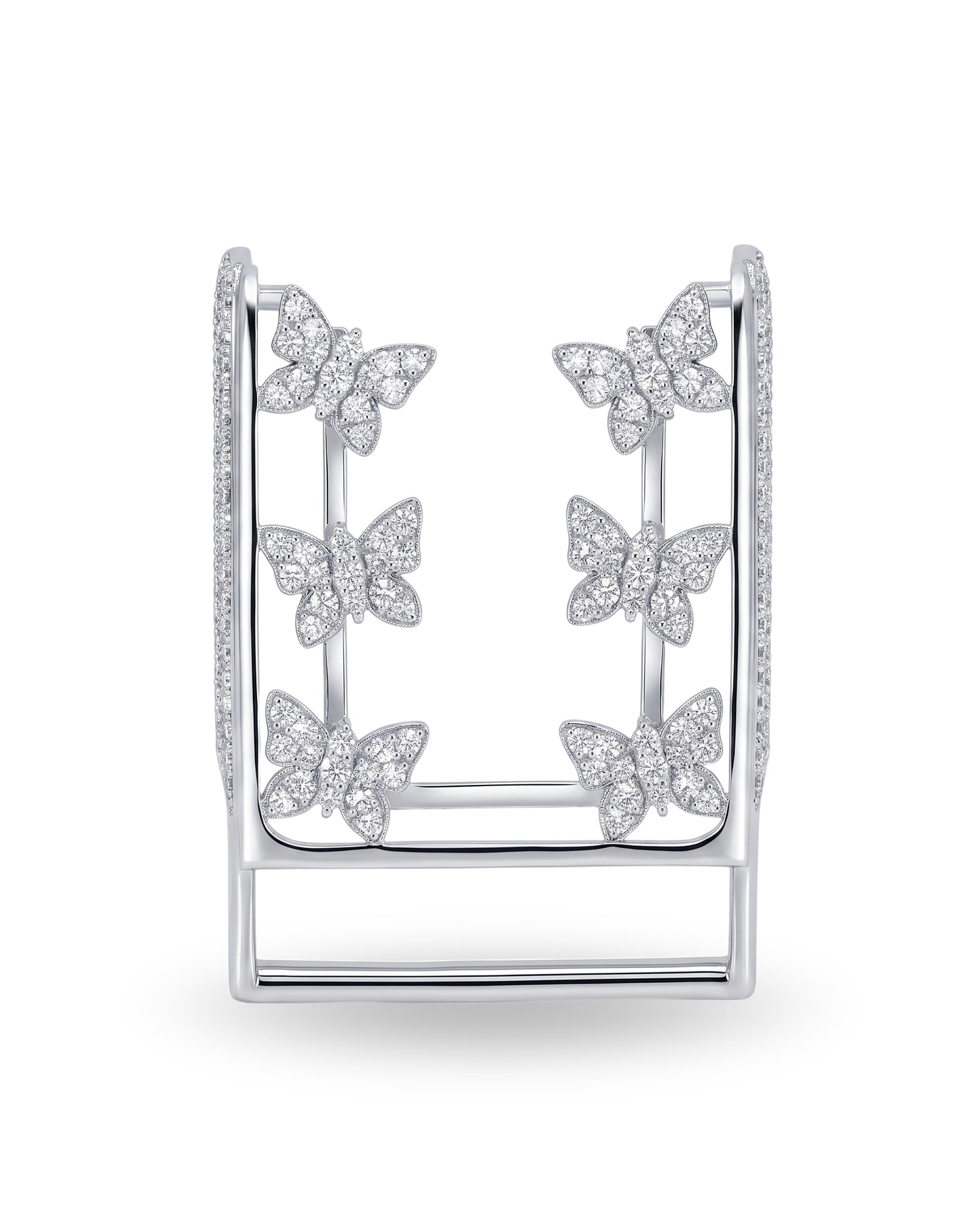 Caleums Aurelia Flutter 18K White Gold Whoop Cover