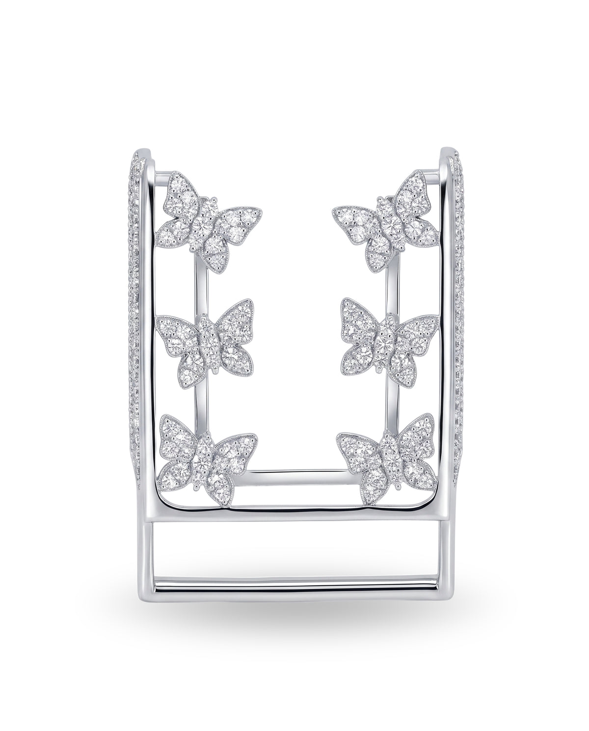 Caleums Aurelia Flutter 18K White Gold Whoop Cover