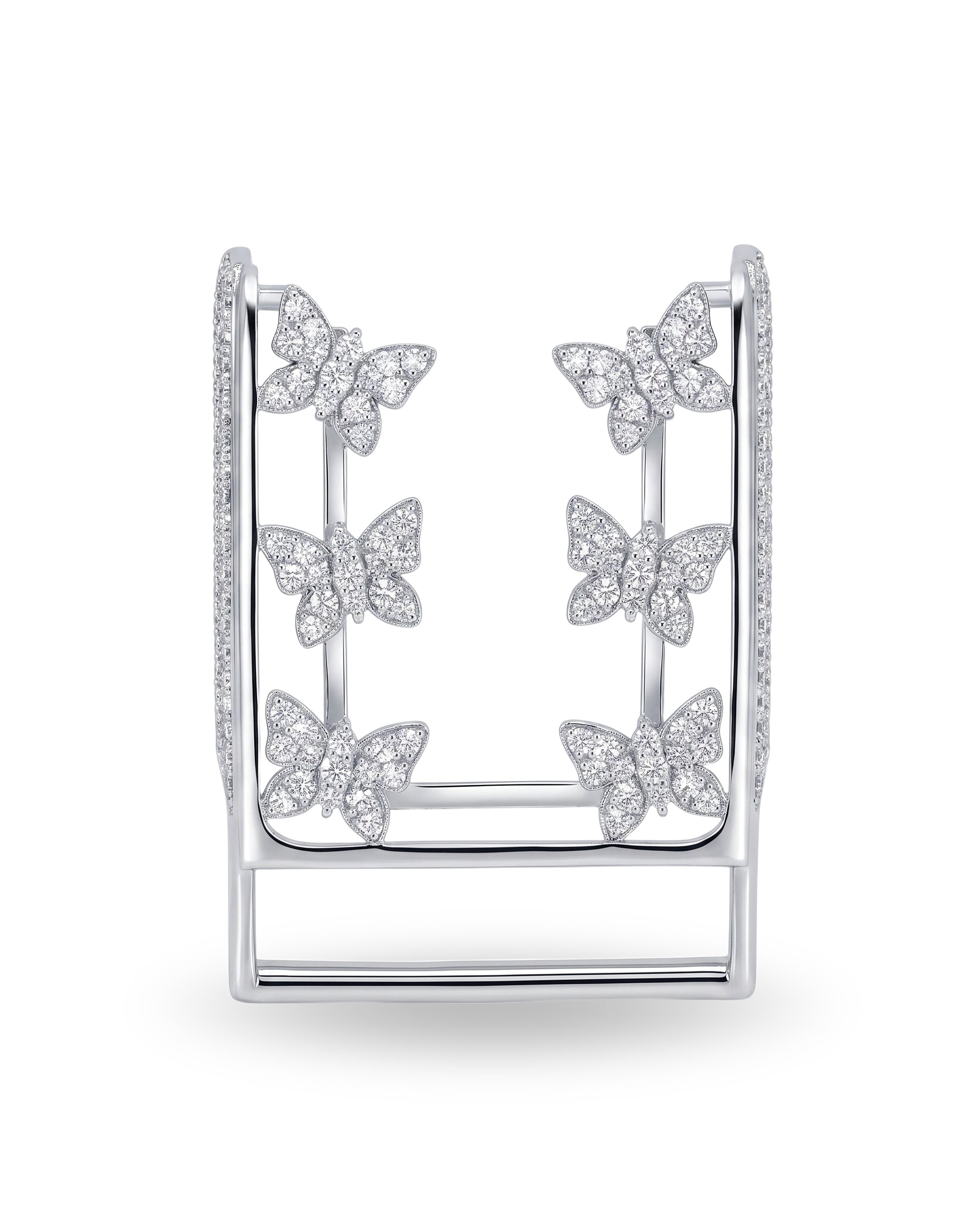 Caleums Aurelia Flutter 18K White Gold Whoop Cover