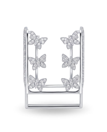 Caleums Aurelia Flutter 18K White Gold Whoop Cover