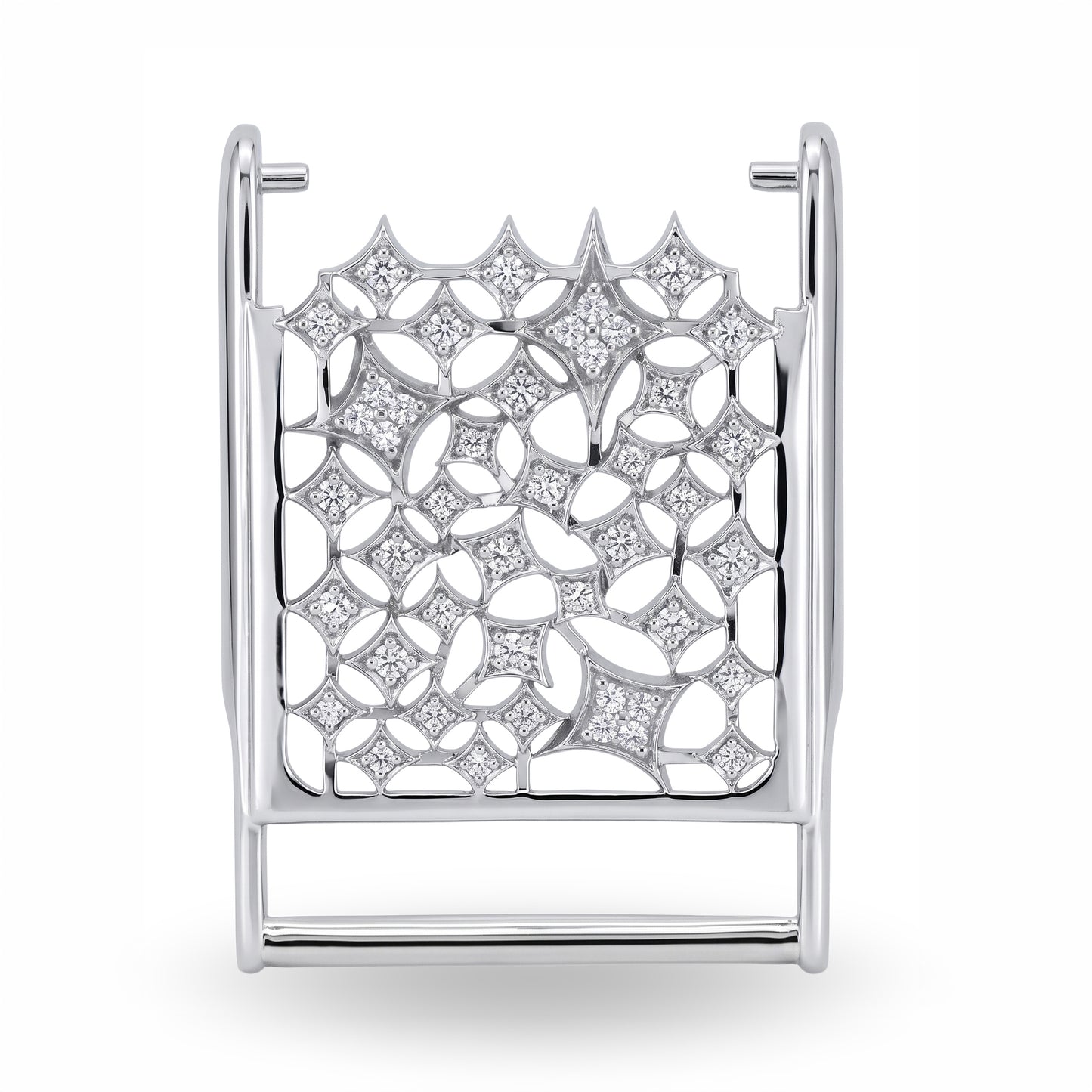Caleums Starweave — Diamond Whoop Cover 18K White Gold Whoop Cover