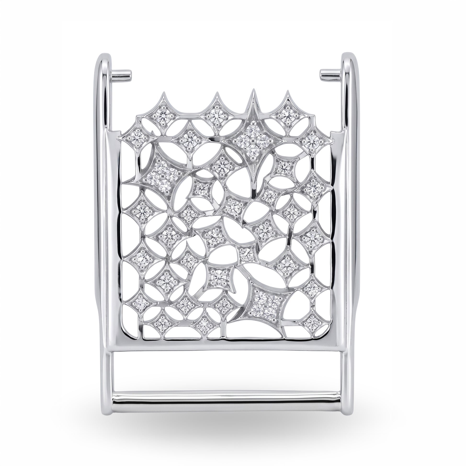 Caleums Starweave — Diamond Whoop Cover 18K White Gold Whoop Cover