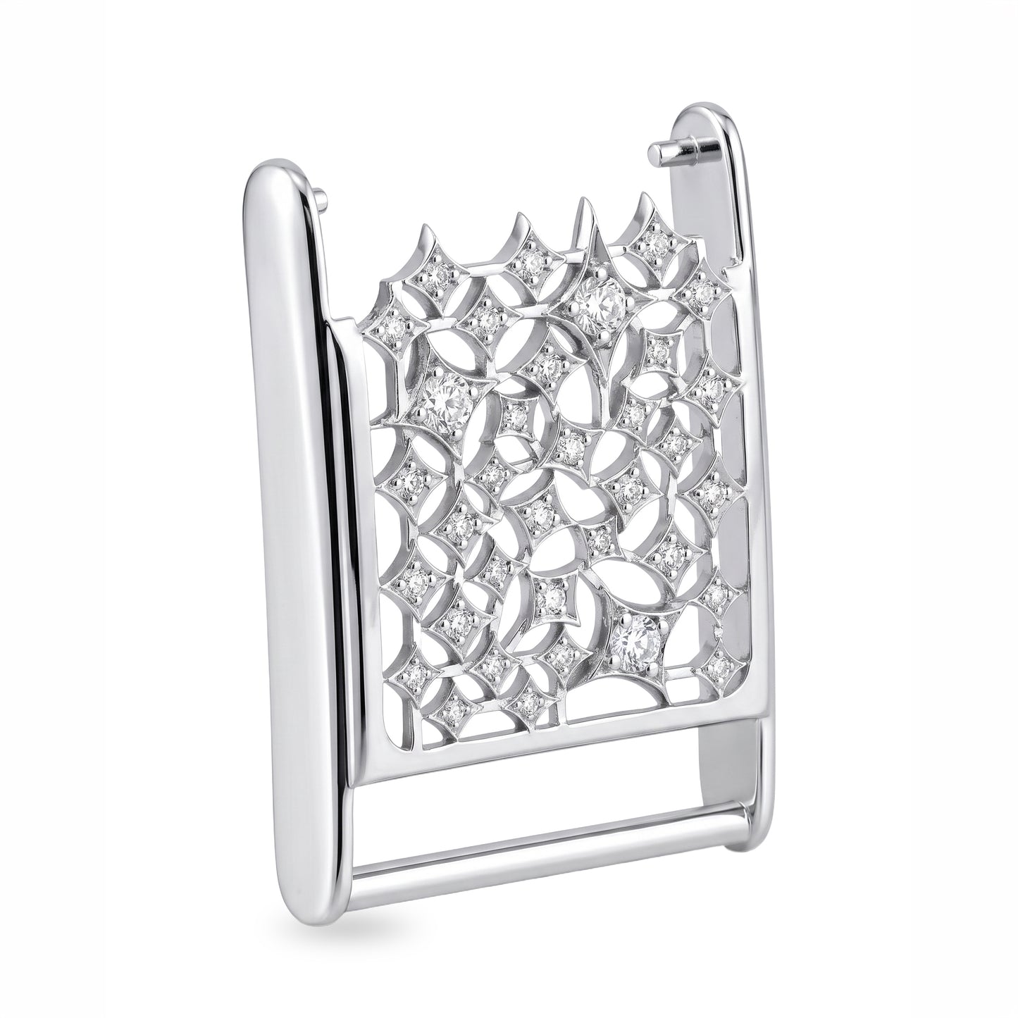 Caleums Starweave — Diamond Whoop Cover 18K White Gold Whoop Cover