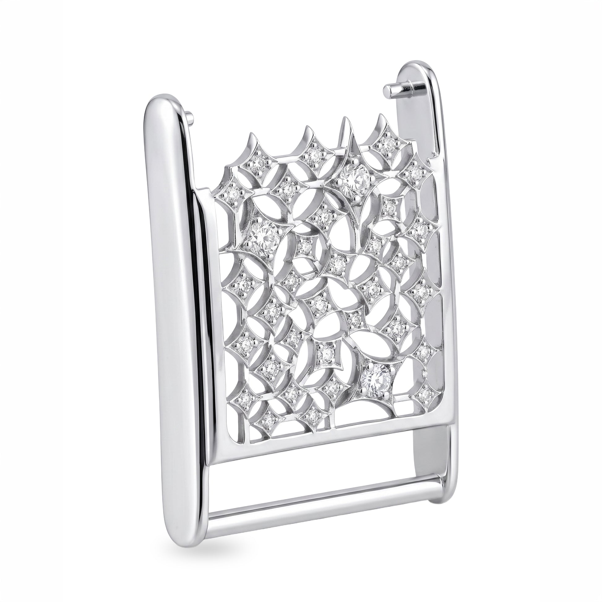 Caleums Starweave — Diamond Whoop Cover 18K White Gold Whoop Cover