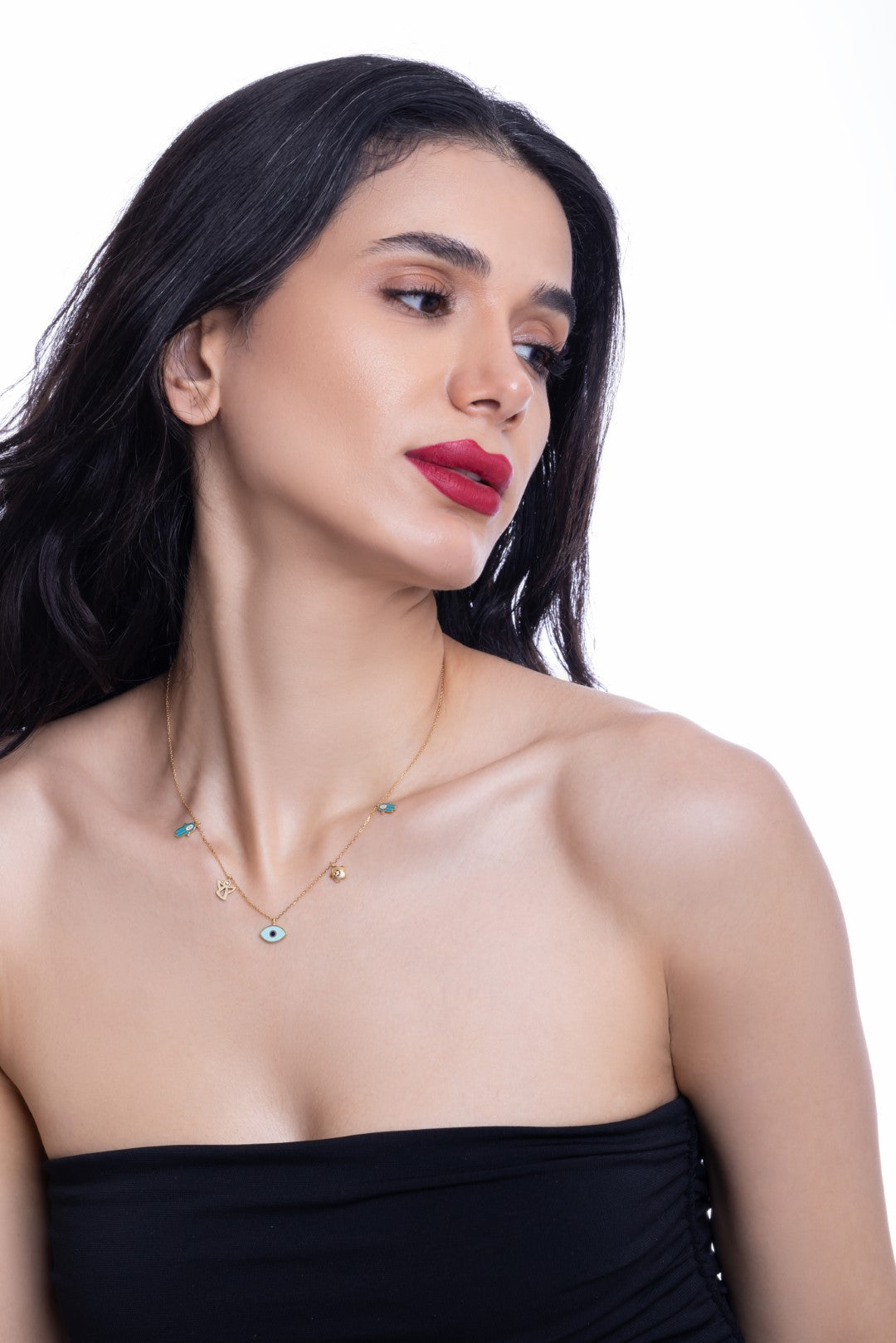 Classiyah Azure Dream Necklace worn