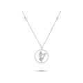 Classiyah Celestial Wings Pendant in 18K yellow gold with diamonds